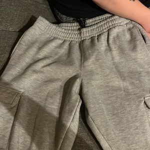 Pony Gray Drawstring Sweatpants